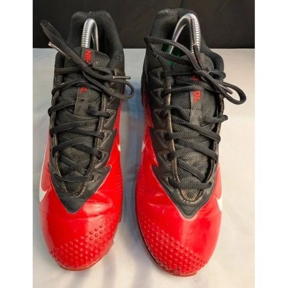 Nike Vapor Ultrafly Keystone Men Size 8 Black Red Baseball Cleats 852688-016